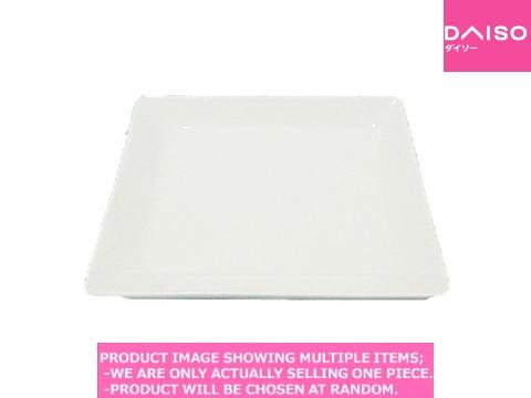 Western plates (square) / White square plate【ホワイト正方皿    】