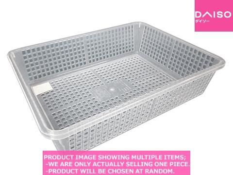 Baskets / A mesh basket clear【 メッシュバスケット クリア
