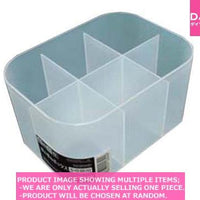 Small plastic desk organizers / Free stacking Box Small with deviders  【自由自在　積み重ねボックス　小】