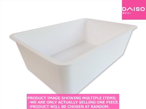 Baskets / Square strage box White 【スクエア収納ボックス ホワイト】| Daiso Canada co., ltd.