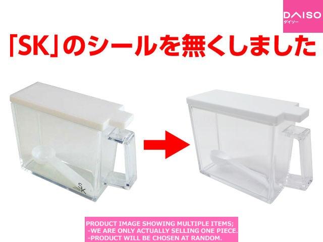 Seasoning boxes / SK Kitchen Pot Slim White【  キッチンポット　スリム　ホ】