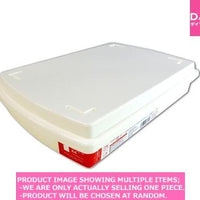 Plastic boxes / Box with lid A  White W  x  【フタ付き  　ホワイト】