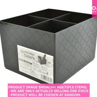 Design baskets / Box with Partitions Moroccan  attern  Bl【仕切  モロッカン柄 ブラ】