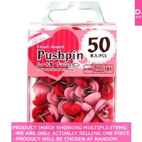 Thumbtack/ Pin / Heart shaped pushpins  pieces【ハート型　プッシュピン  】